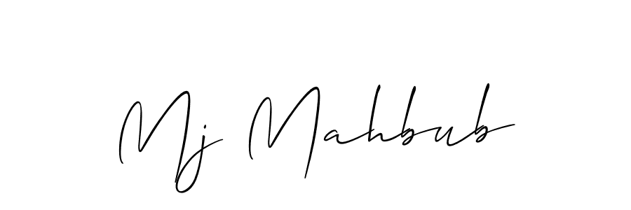 Best and Professional Signature Style for Mj Mahbub. Allison_Script Best Signature Style Collection. Mj Mahbub signature style 2 images and pictures png