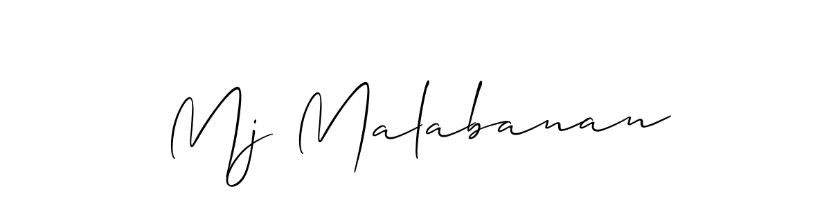 Best and Professional Signature Style for Mj Malabanan. Allison_Script Best Signature Style Collection. Mj Malabanan signature style 2 images and pictures png