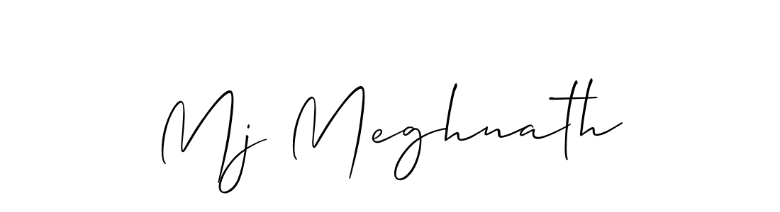 Also we have Mj Meghnath name is the best signature style. Create professional handwritten signature collection using Allison_Script autograph style. Mj Meghnath signature style 2 images and pictures png
