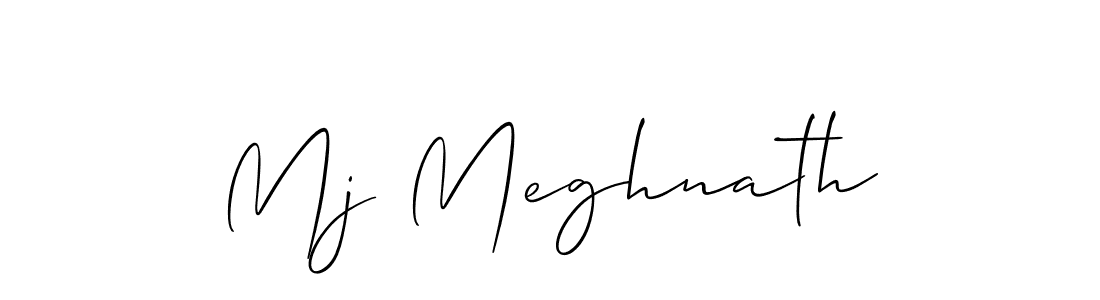 How to make Mj Meghnath signature? Allison_Script is a professional autograph style. Create handwritten signature for Mj Meghnath name. Mj Meghnath signature style 2 images and pictures png