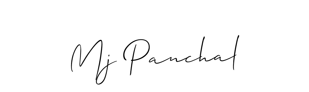 Best and Professional Signature Style for Mj Panchal. Allison_Script Best Signature Style Collection. Mj Panchal signature style 2 images and pictures png