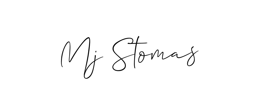 Best and Professional Signature Style for Mj Stomas. Allison_Script Best Signature Style Collection. Mj Stomas signature style 2 images and pictures png