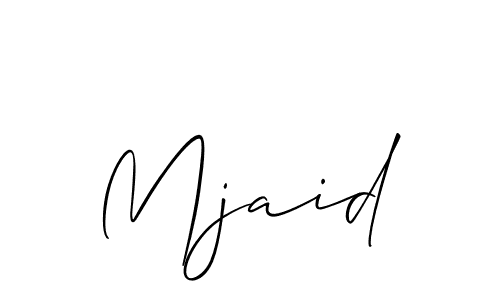 How to Draw Mjaid signature style? Allison_Script is a latest design signature styles for name Mjaid. Mjaid signature style 2 images and pictures png