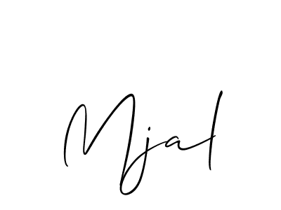 It looks lik you need a new signature style for name Mjal. Design unique handwritten (Allison_Script) signature with our free signature maker in just a few clicks. Mjal signature style 2 images and pictures png