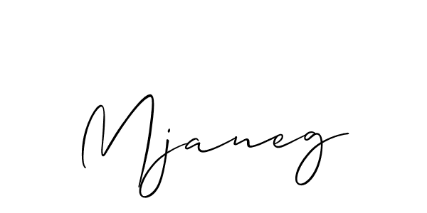 Also we have Mjaneg name is the best signature style. Create professional handwritten signature collection using Allison_Script autograph style. Mjaneg signature style 2 images and pictures png