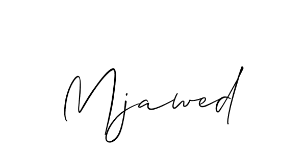 Also we have Mjawed name is the best signature style. Create professional handwritten signature collection using Allison_Script autograph style. Mjawed signature style 2 images and pictures png