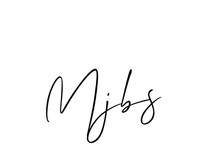 How to make Mjbs name signature. Use Allison_Script style for creating short signs online. This is the latest handwritten sign. Mjbs signature style 2 images and pictures png
