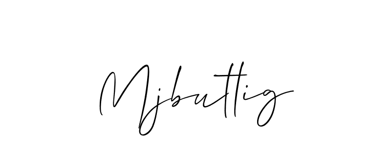 Allison_Script is a professional signature style that is perfect for those who want to add a touch of class to their signature. It is also a great choice for those who want to make their signature more unique. Get Mjbutlig name to fancy signature for free. Mjbutlig signature style 2 images and pictures png