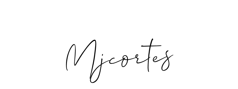 Also You can easily find your signature by using the search form. We will create Mjcortes name handwritten signature images for you free of cost using Allison_Script sign style. Mjcortes signature style 2 images and pictures png