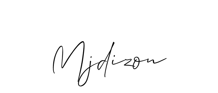 You can use this online signature creator to create a handwritten signature for the name Mjdizon. This is the best online autograph maker. Mjdizon signature style 2 images and pictures png