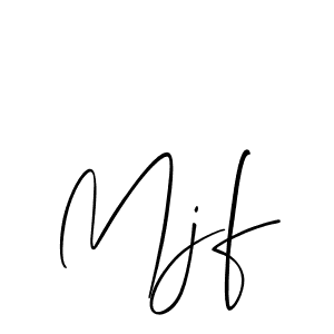 How to make Mjf signature? Allison_Script is a professional autograph style. Create handwritten signature for Mjf name. Mjf signature style 2 images and pictures png