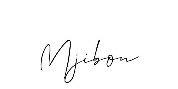 Once you've used our free online signature maker to create your best signature Allison_Script style, it's time to enjoy all of the benefits that Mjibon name signing documents. Mjibon signature style 2 images and pictures png