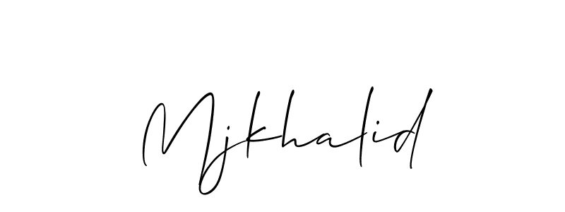 Best and Professional Signature Style for Mjkhalid. Allison_Script Best Signature Style Collection. Mjkhalid signature style 2 images and pictures png