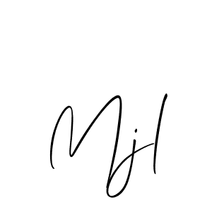 You should practise on your own different ways (Allison_Script) to write your name (Mjl) in signature. don't let someone else do it for you. Mjl signature style 2 images and pictures png