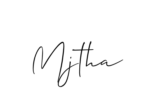 Best and Professional Signature Style for Mjtha. Allison_Script Best Signature Style Collection. Mjtha signature style 2 images and pictures png