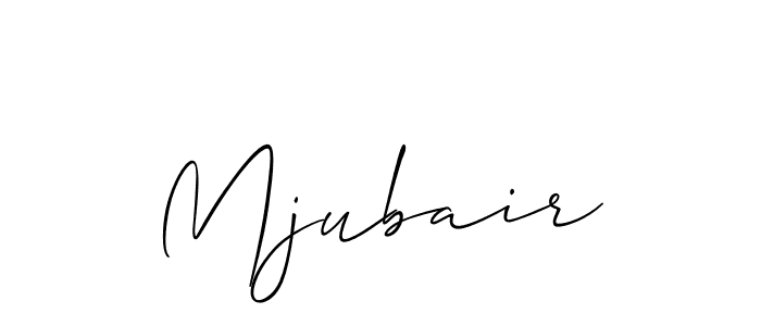 Once you've used our free online signature maker to create your best signature Allison_Script style, it's time to enjoy all of the benefits that Mjubair name signing documents. Mjubair signature style 2 images and pictures png