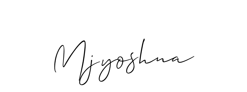 Best and Professional Signature Style for Mjyoshna. Allison_Script Best Signature Style Collection. Mjyoshna signature style 2 images and pictures png