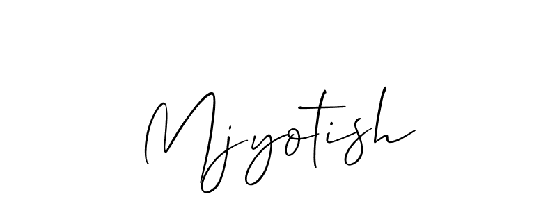 How to Draw Mjyotish signature style? Allison_Script is a latest design signature styles for name Mjyotish. Mjyotish signature style 2 images and pictures png