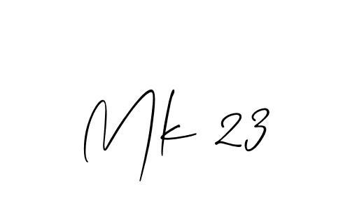 Make a beautiful signature design for name Mk 23. Use this online signature maker to create a handwritten signature for free. Mk 23 signature style 2 images and pictures png