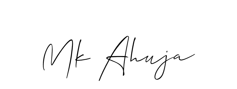 Similarly Allison_Script is the best handwritten signature design. Signature creator online .You can use it as an online autograph creator for name Mk Ahuja. Mk Ahuja signature style 2 images and pictures png