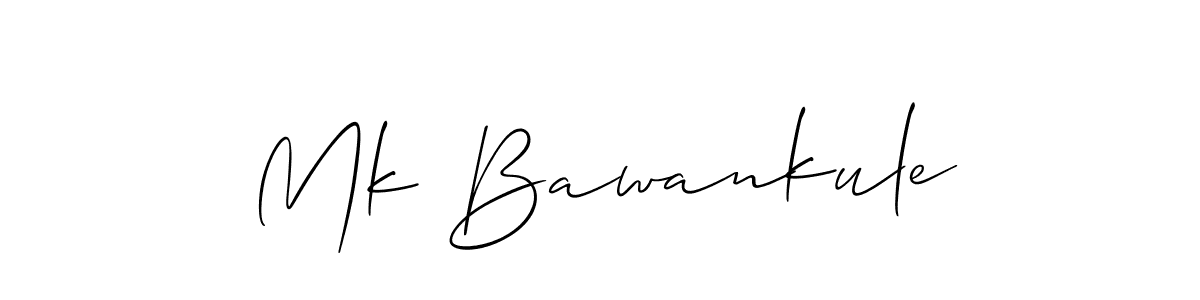 Make a beautiful signature design for name Mk Bawankule. Use this online signature maker to create a handwritten signature for free. Mk Bawankule signature style 2 images and pictures png