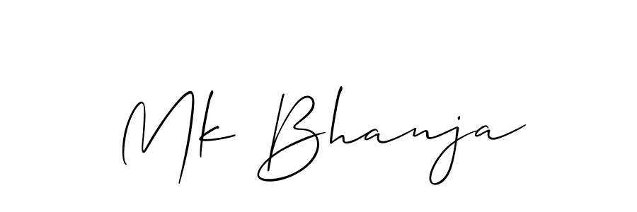 Make a short Mk Bhanja signature style. Manage your documents anywhere anytime using Allison_Script. Create and add eSignatures, submit forms, share and send files easily. Mk Bhanja signature style 2 images and pictures png