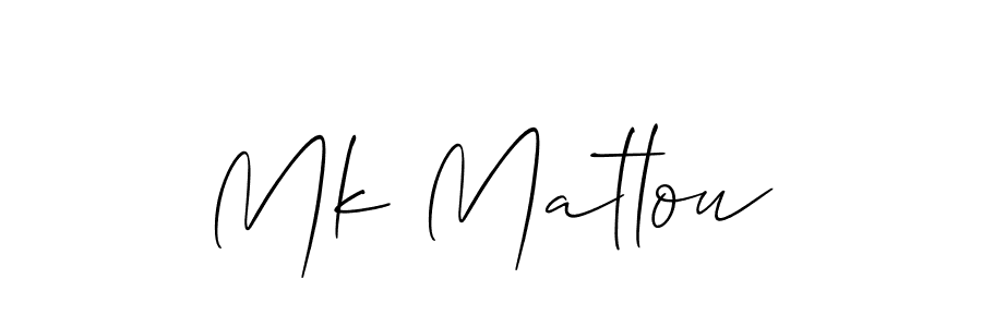 This is the best signature style for the Mk Matlou name. Also you like these signature font (Allison_Script). Mix name signature. Mk Matlou signature style 2 images and pictures png