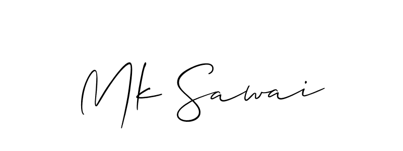 Once you've used our free online signature maker to create your best signature Allison_Script style, it's time to enjoy all of the benefits that Mk Sawai name signing documents. Mk Sawai signature style 2 images and pictures png