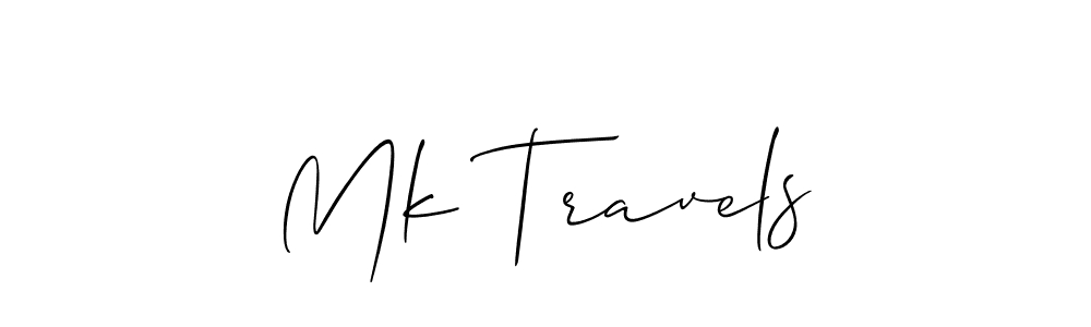 Make a beautiful signature design for name Mk Travels. Use this online signature maker to create a handwritten signature for free. Mk Travels signature style 2 images and pictures png