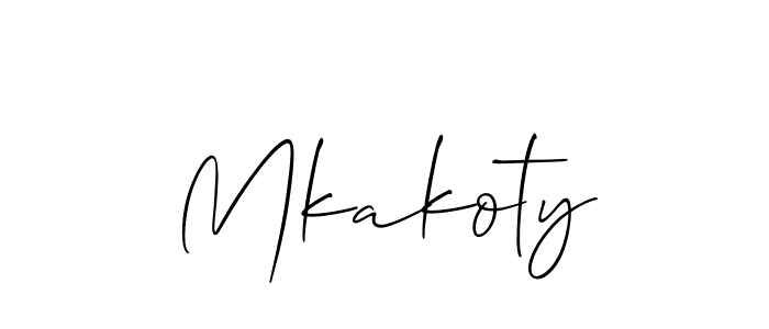 You can use this online signature creator to create a handwritten signature for the name Mkakoty. This is the best online autograph maker. Mkakoty signature style 2 images and pictures png