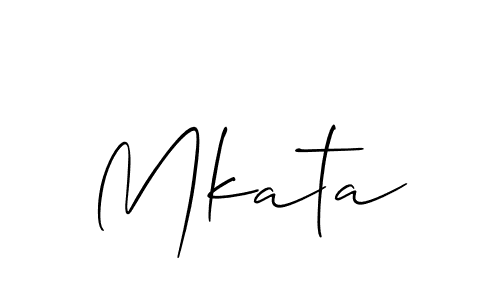 It looks lik you need a new signature style for name Mkata. Design unique handwritten (Allison_Script) signature with our free signature maker in just a few clicks. Mkata signature style 2 images and pictures png