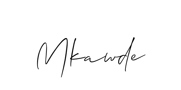 Make a beautiful signature design for name Mkawde. Use this online signature maker to create a handwritten signature for free. Mkawde signature style 2 images and pictures png