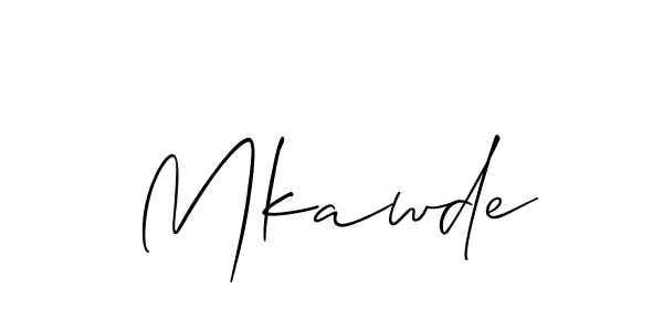 Make a beautiful signature design for name Mkawde. Use this online signature maker to create a handwritten signature for free. Mkawde signature style 2 images and pictures png