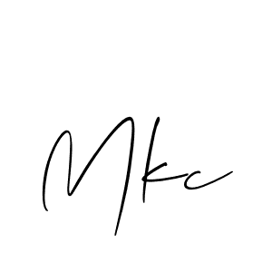 Mkc stylish signature style. Best Handwritten Sign (Allison_Script) for my name. Handwritten Signature Collection Ideas for my name Mkc. Mkc signature style 2 images and pictures png