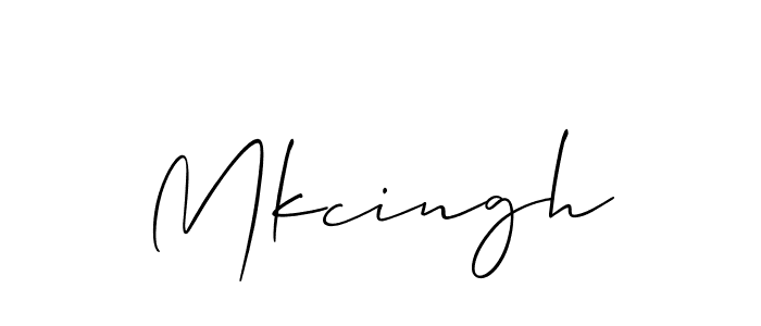 Make a beautiful signature design for name Mkcingh. With this signature (Allison_Script) style, you can create a handwritten signature for free. Mkcingh signature style 2 images and pictures png