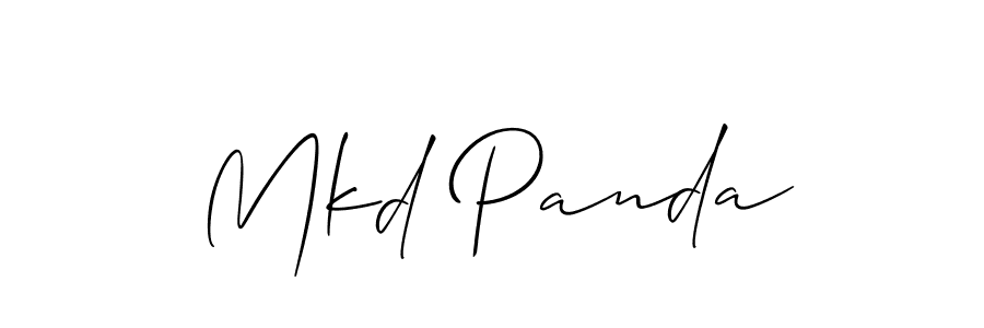 Best and Professional Signature Style for Mkd Panda. Allison_Script Best Signature Style Collection. Mkd Panda signature style 2 images and pictures png