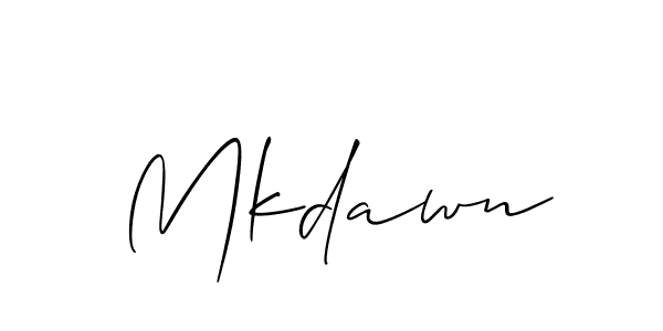 Also You can easily find your signature by using the search form. We will create Mkdawn name handwritten signature images for you free of cost using Allison_Script sign style. Mkdawn signature style 2 images and pictures png