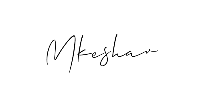 if you are searching for the best signature style for your name Mkeshav. so please give up your signature search. here we have designed multiple signature styles  using Allison_Script. Mkeshav signature style 2 images and pictures png