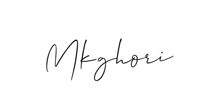 Also You can easily find your signature by using the search form. We will create Mkghori name handwritten signature images for you free of cost using Allison_Script sign style. Mkghori signature style 2 images and pictures png