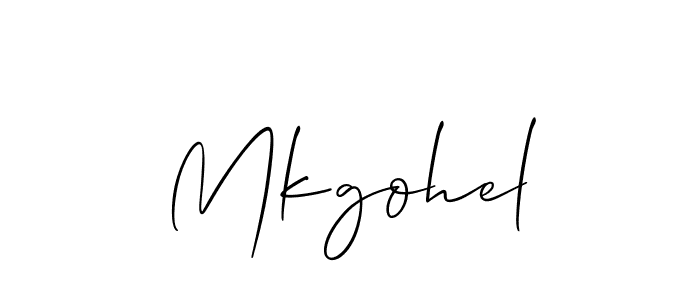Similarly Allison_Script is the best handwritten signature design. Signature creator online .You can use it as an online autograph creator for name Mkgohel. Mkgohel signature style 2 images and pictures png