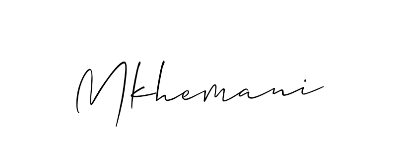 Similarly Allison_Script is the best handwritten signature design. Signature creator online .You can use it as an online autograph creator for name Mkhemani. Mkhemani signature style 2 images and pictures png