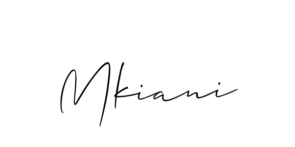 Make a beautiful signature design for name Mkiani. Use this online signature maker to create a handwritten signature for free. Mkiani signature style 2 images and pictures png