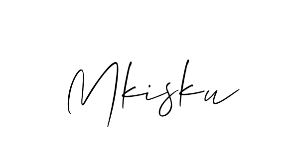 Make a beautiful signature design for name Mkisku. Use this online signature maker to create a handwritten signature for free. Mkisku signature style 2 images and pictures png