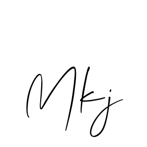 if you are searching for the best signature style for your name Mkj. so please give up your signature search. here we have designed multiple signature styles  using Allison_Script. Mkj signature style 2 images and pictures png