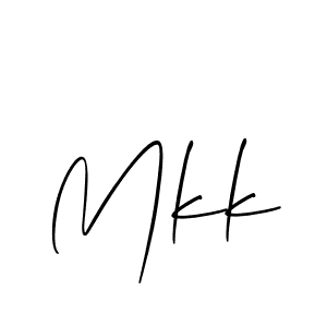 How to make Mkk name signature. Use Allison_Script style for creating short signs online. This is the latest handwritten sign. Mkk signature style 2 images and pictures png