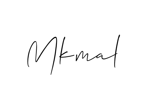 How to Draw Mkmal signature style? Allison_Script is a latest design signature styles for name Mkmal. Mkmal signature style 2 images and pictures png