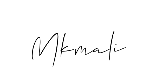 It looks lik you need a new signature style for name Mkmali. Design unique handwritten (Allison_Script) signature with our free signature maker in just a few clicks. Mkmali signature style 2 images and pictures png