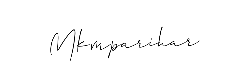 Mkmparihar stylish signature style. Best Handwritten Sign (Allison_Script) for my name. Handwritten Signature Collection Ideas for my name Mkmparihar. Mkmparihar signature style 2 images and pictures png