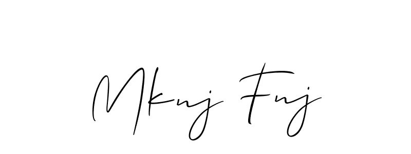 You can use this online signature creator to create a handwritten signature for the name Mknj Fnj. This is the best online autograph maker. Mknj Fnj signature style 2 images and pictures png