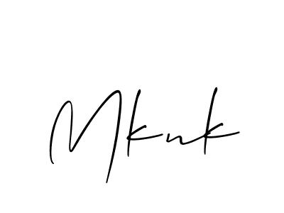 Make a beautiful signature design for name Mknk. Use this online signature maker to create a handwritten signature for free. Mknk signature style 2 images and pictures png